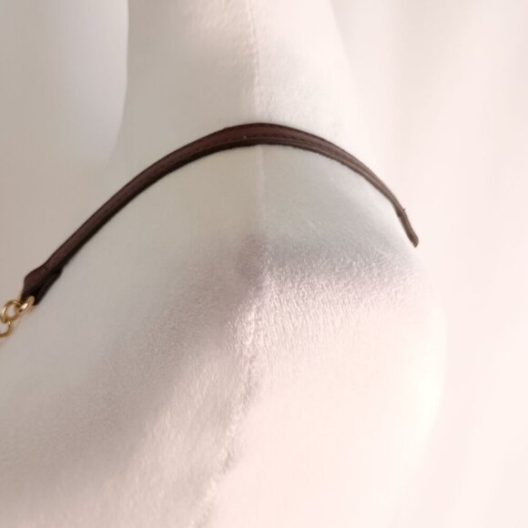 Sondra Roberts Squared Wallet on Chain Crossbody Leather Purse Handbag Bag - Picture 8 of 9